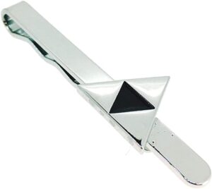 Pince à cravate Zelda Triforce finition couleur acier