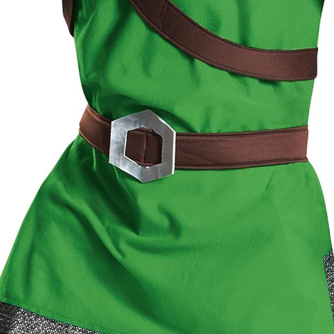 Costume de Link Zelda pour adulte avec tunique et accessoires amovibles – Image 3