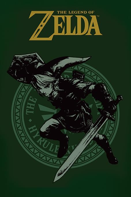 T-shirt homme vert regular The Legend Of Zelda Link – Image 2