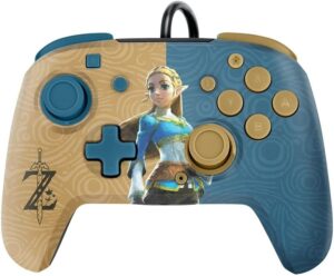 Manette filaire REMATCH Zelda pour Nintendo Switch avec boutons arrière programmables