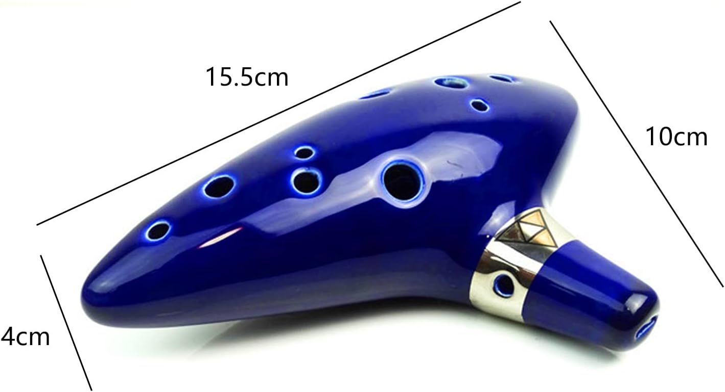 Ocarina Alto C 12 trous en céramique Triforce Link - La Légende de Zelda – Image 2