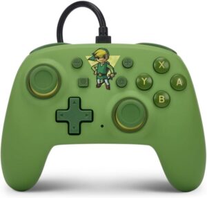 Manette Nano filaire Zelda: Toon Link PowerA pour Nintendo Switch