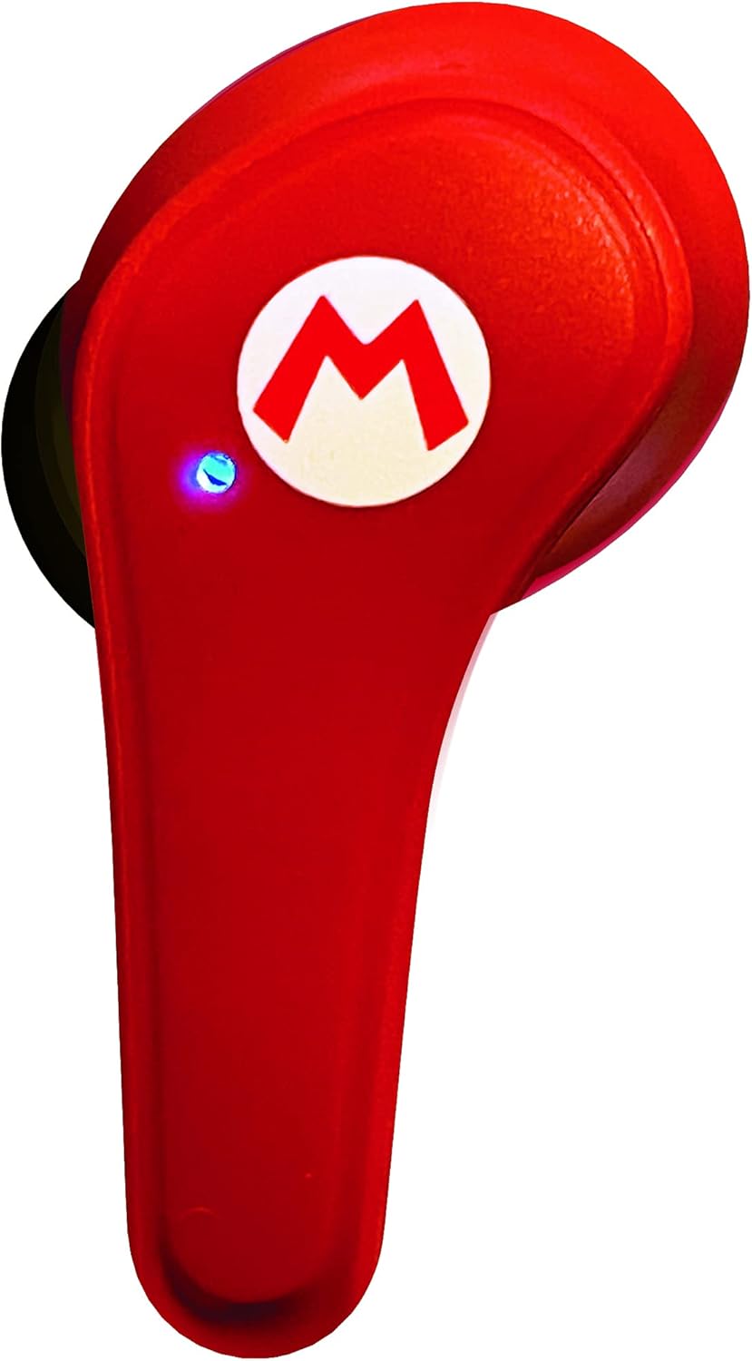 Écouteurs Bluetooth V5.0 Super Mario pour enfant avec boîtier rouge – Image 5