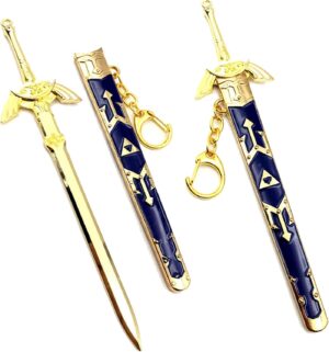 Porte-clés Zelda Link Master Sword en métal