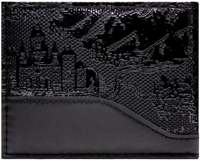 Portefeuille bi-volet Zelda Hyrule Triforce en caoutchouc noir – Image 4