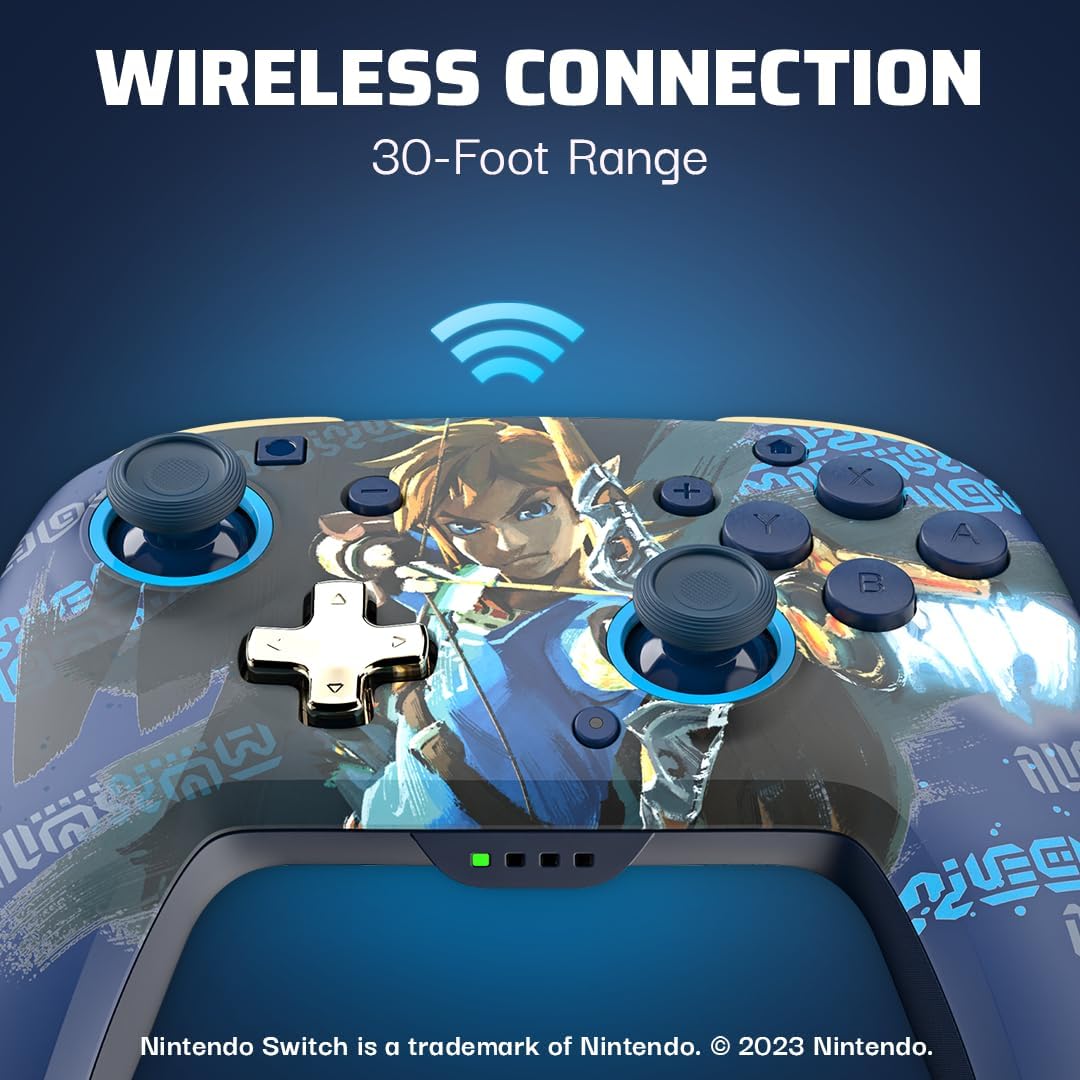 Manette sans fil lumineuse Link Zelda pour Nintendo Switch – Image 6