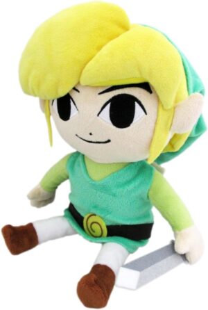 Peluche HD Link 17,8 cm The Legend of Zelda: The Wind Waker par Sanei