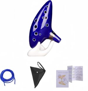 Ocarina Zelda à 12 trous avec livre de chansons et coffret