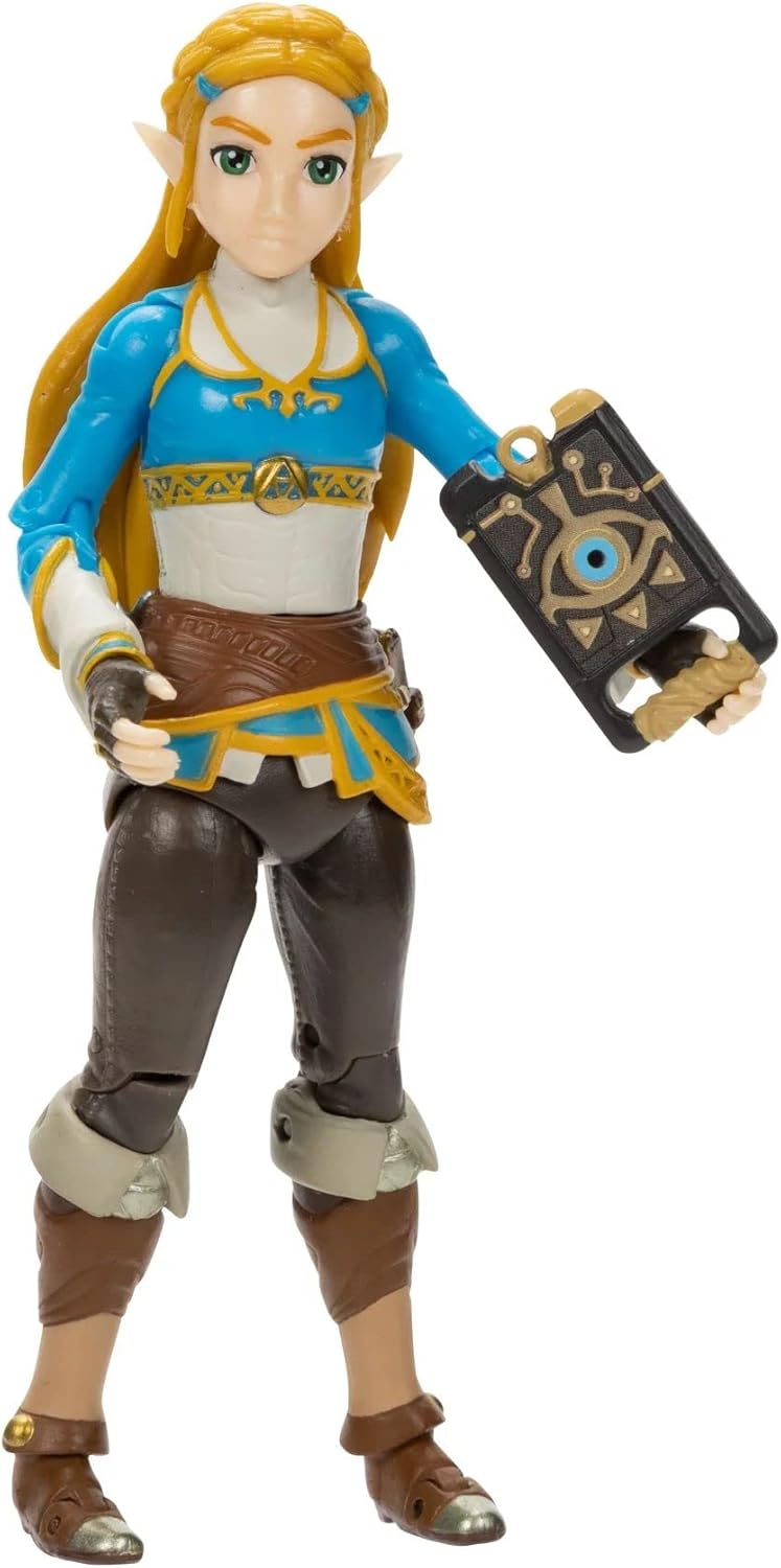 Figurine Zelda The Legend of Zelda: Breath of the Wild avec ardoise Sheikah 12,7 cm – Image 2