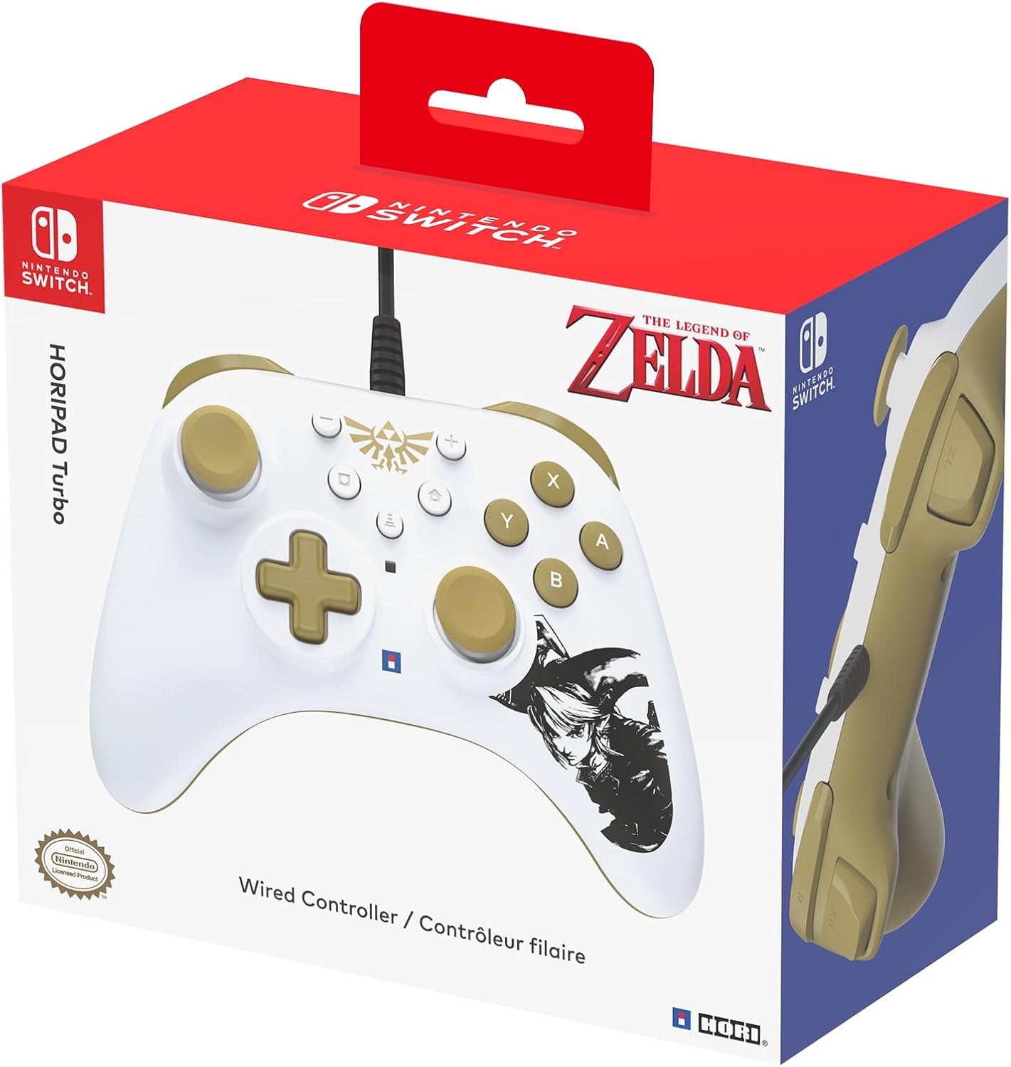 Manette filaire HORIPAD Turbo Zelda pour Nintendo Switch et OLED – Image 5