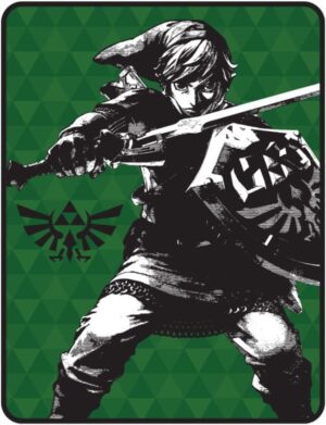 Couverture rétro The Legend of Zelda super douce 117 x 152 cm