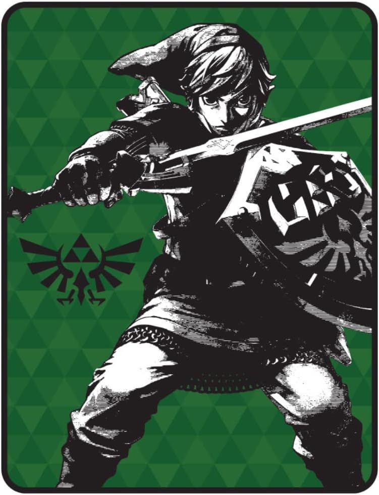 Couverture rétro The Legend of Zelda super douce 117 x 152 cm