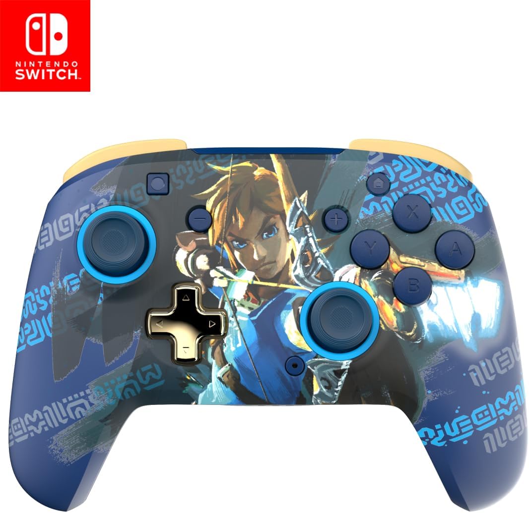 Manette sans fil lumineuse Link Zelda pour Nintendo Switch
