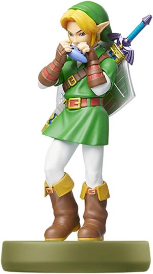 Figurine amiibo Link Ocarina of Time pour Wii U, série The Legend of Zelda, import Japon