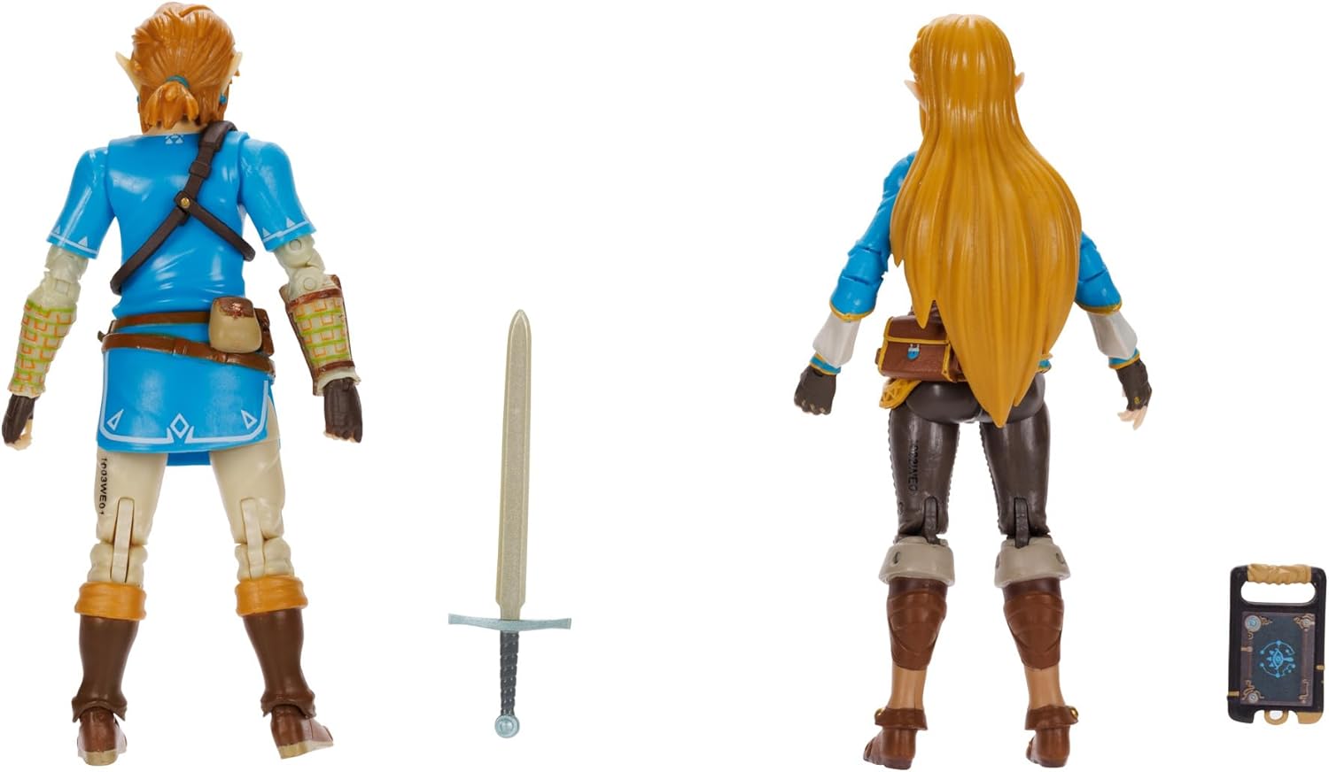 Pack Zelda Breath of the Wild : 2 figurines Link et Zelda 11 cm avec 20 points d'articulation – Image 4
