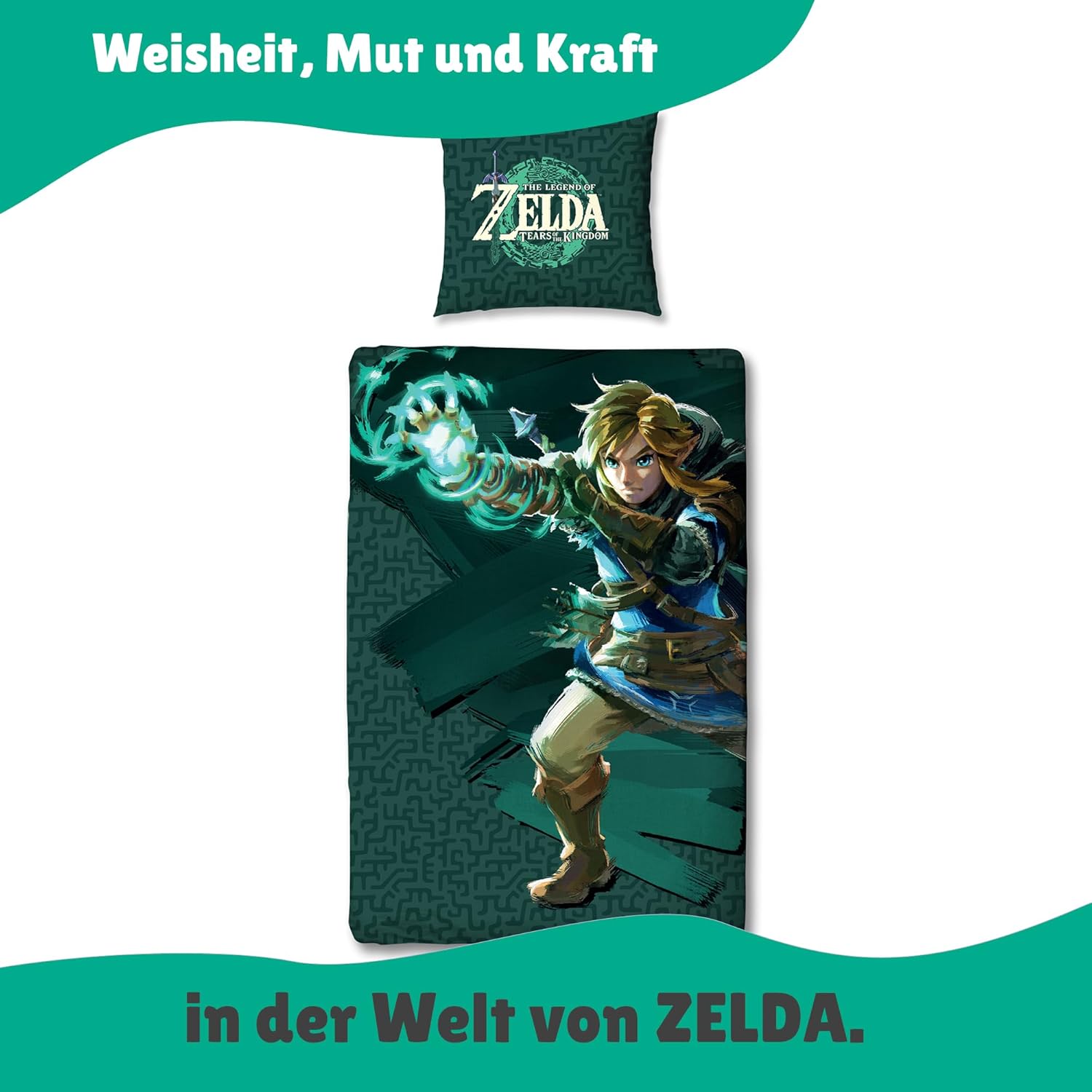 Parure de lit réversible The Legend of Zelda Zelda Stand en coton linon – Image 7