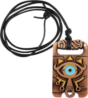 Collier Zelda Sheikah Stone en alliage, esprit Sheikah Slate
