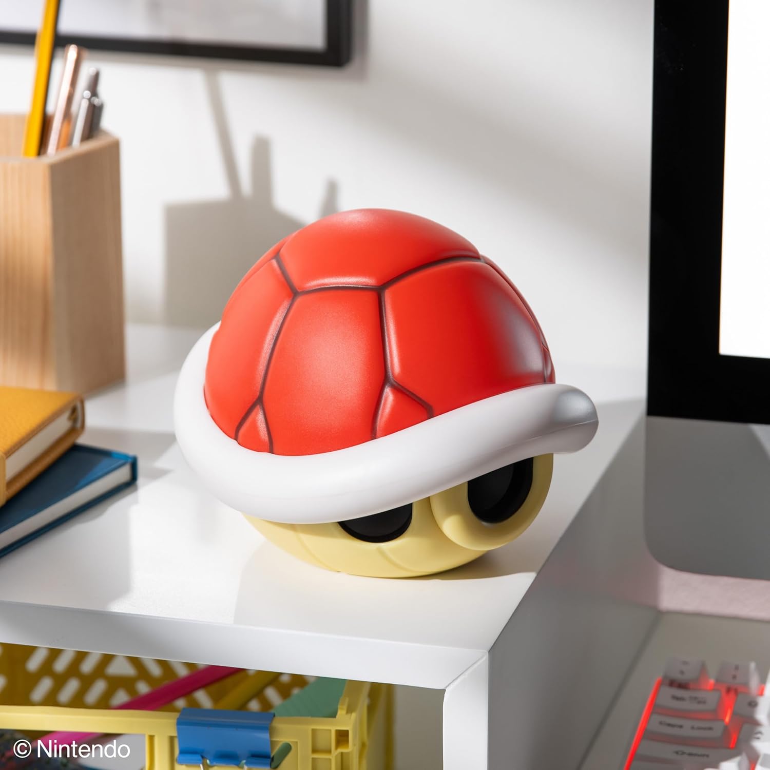 Lampe Coquille Rouge Super Mario avec sons Nintendo – Image 4