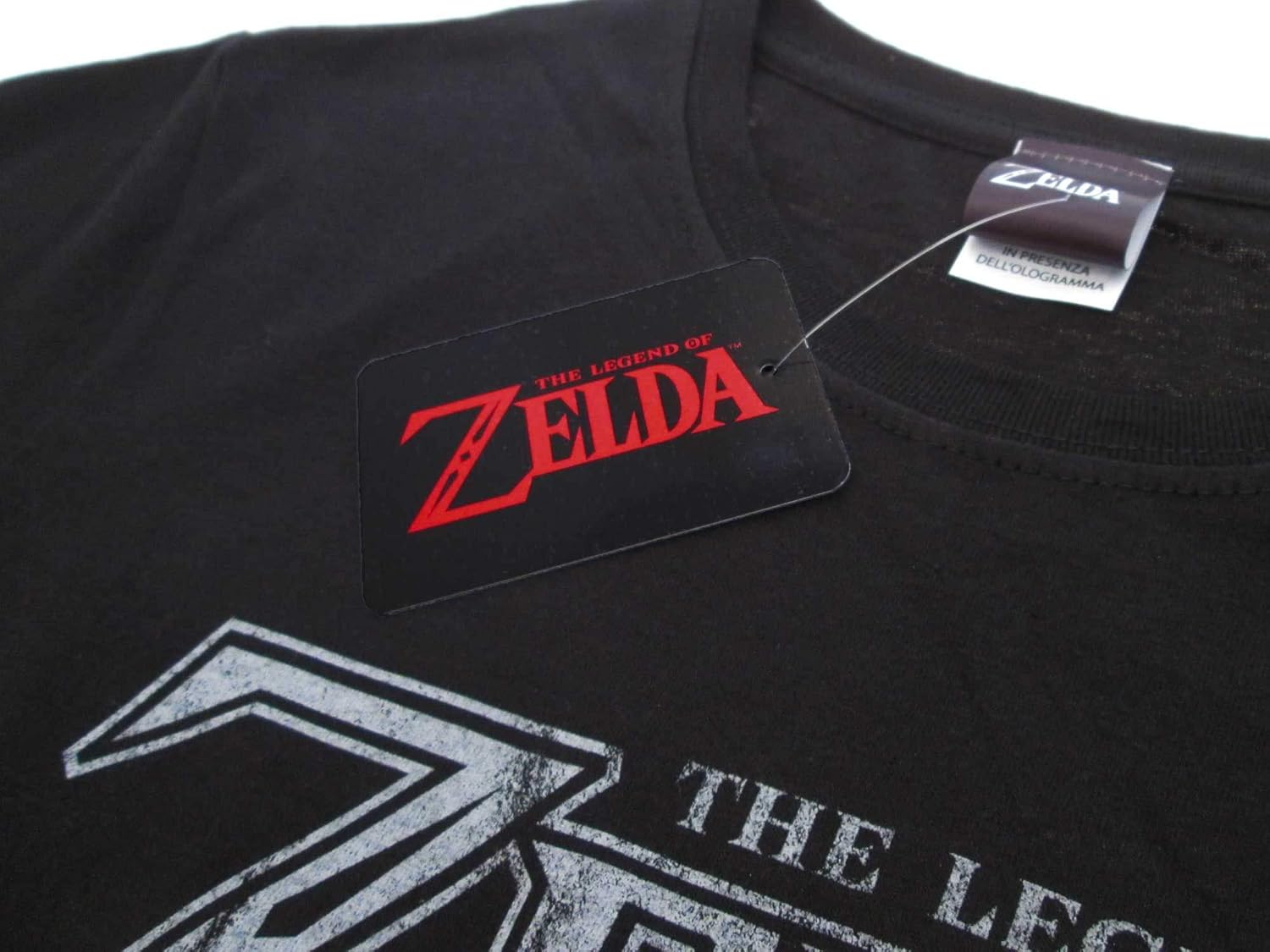 T-shirt noir Legend of Zelda Nintendo avec bouclier pour garçon – Image 2