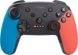 Manette Trust Muta GXT 1246 sans fil Bluetooth pour Nintendo Switch Bleu/Rouge