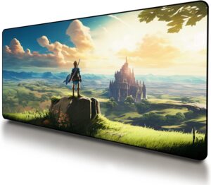 Tapis de souris XXL Legend of Zelda Link Breath of the Wild 80 x 40