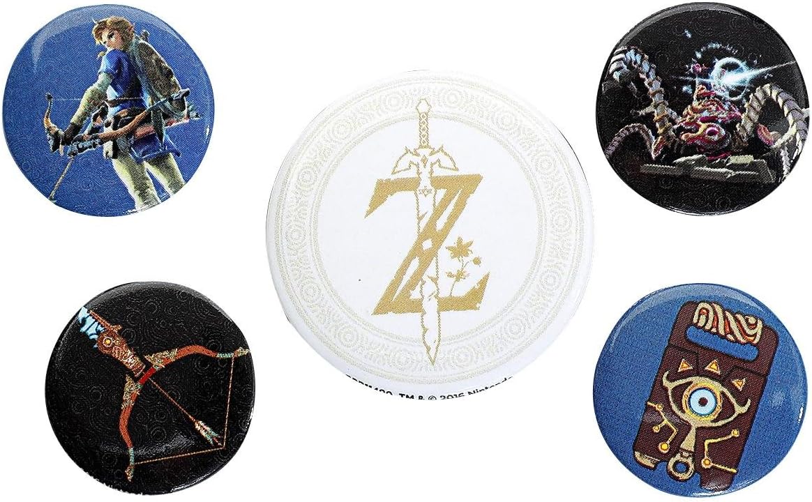 Pack de badges Nintendo Zelda Breath of the Wild emblème Z – Image 2