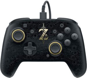 Manette pro filaire Zelda à face interchangeable pour Nintendo Switch