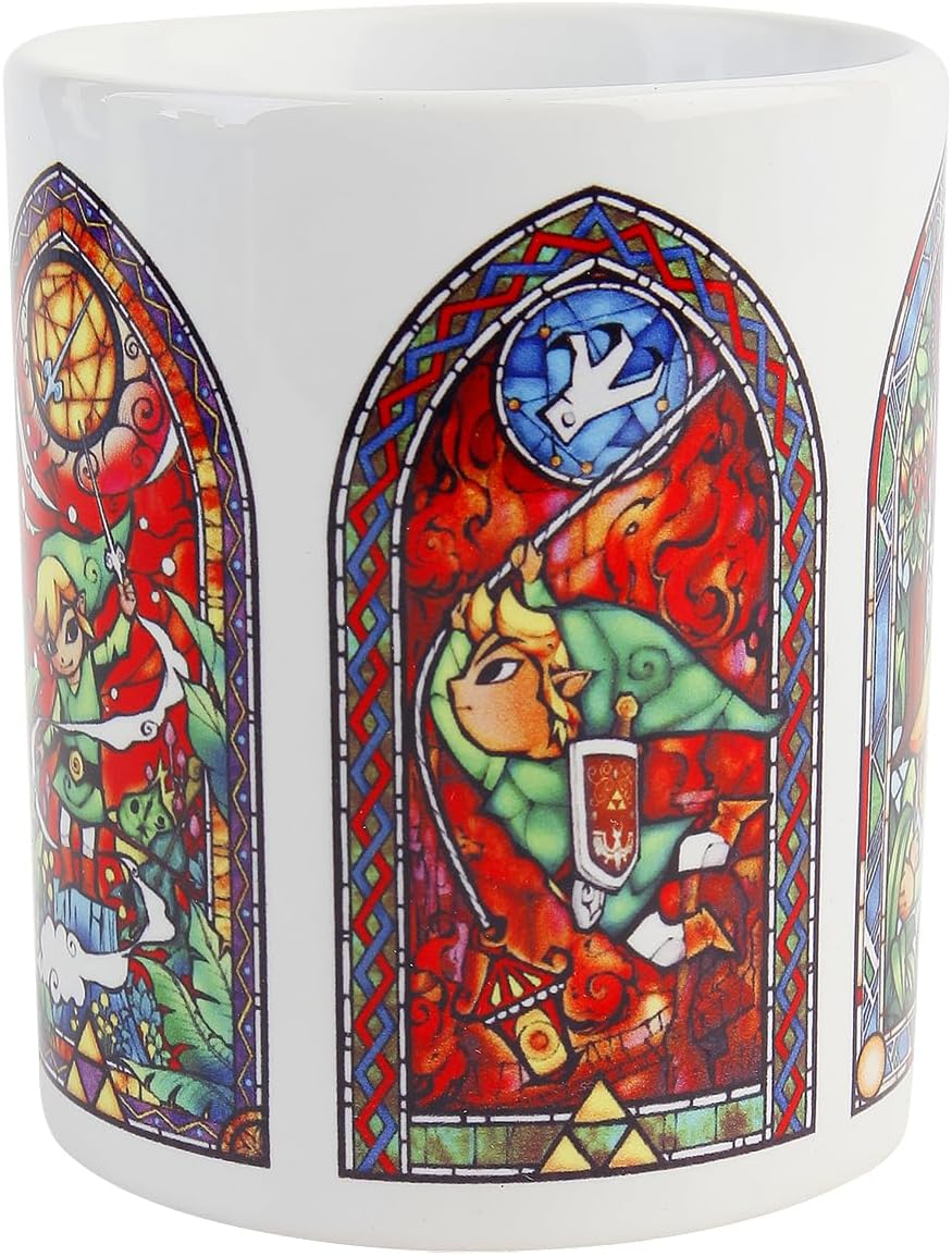 Mug Link vitraux The Legend of Zelda en céramique 315 ml – Image 4