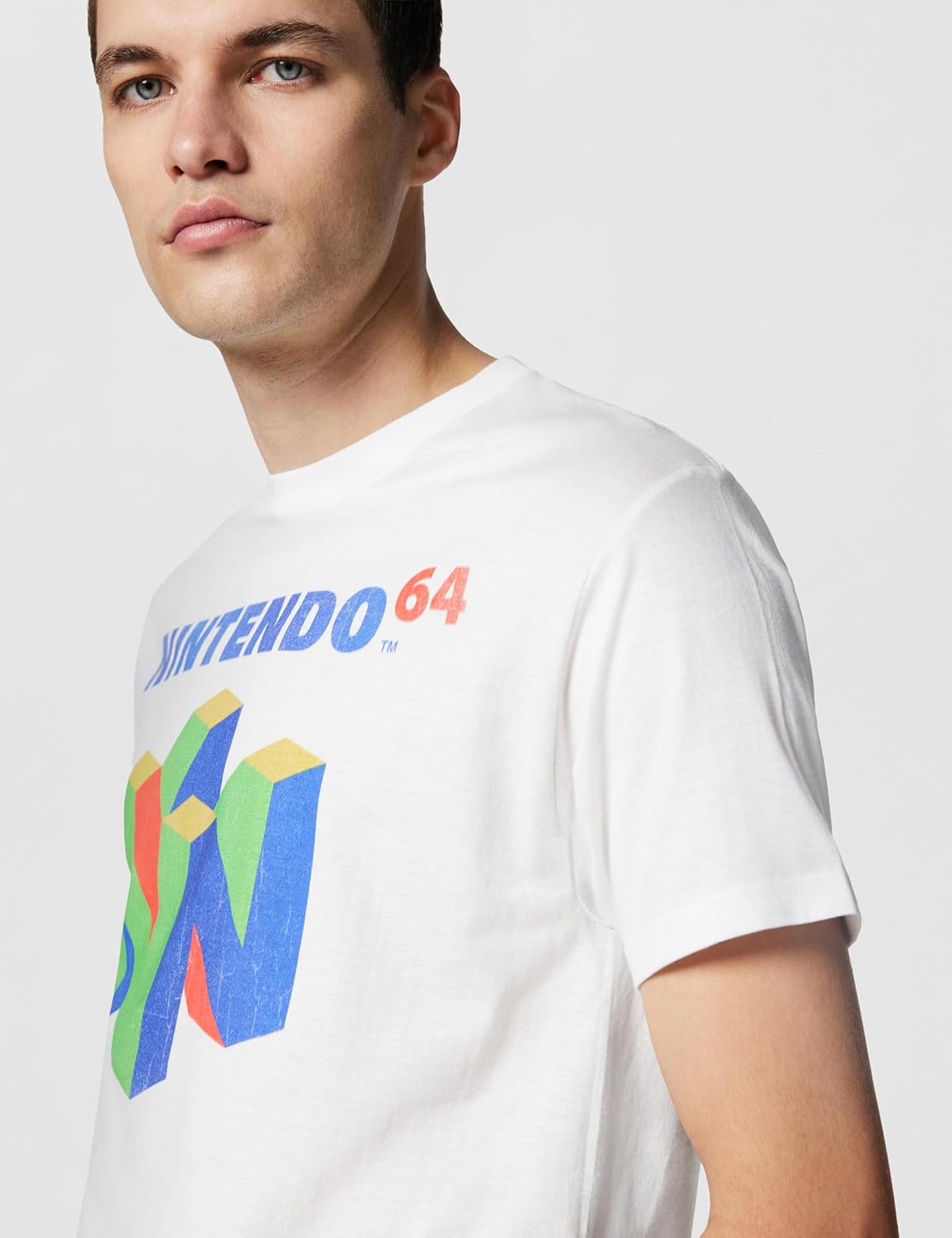 T-shirt homme Nintendo N64 Logo ras du cou – Image 4