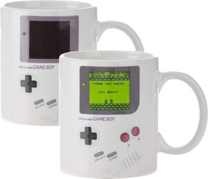 Tasse Gameboy Nintendo Mario changeante à la chaleur, 290 ml