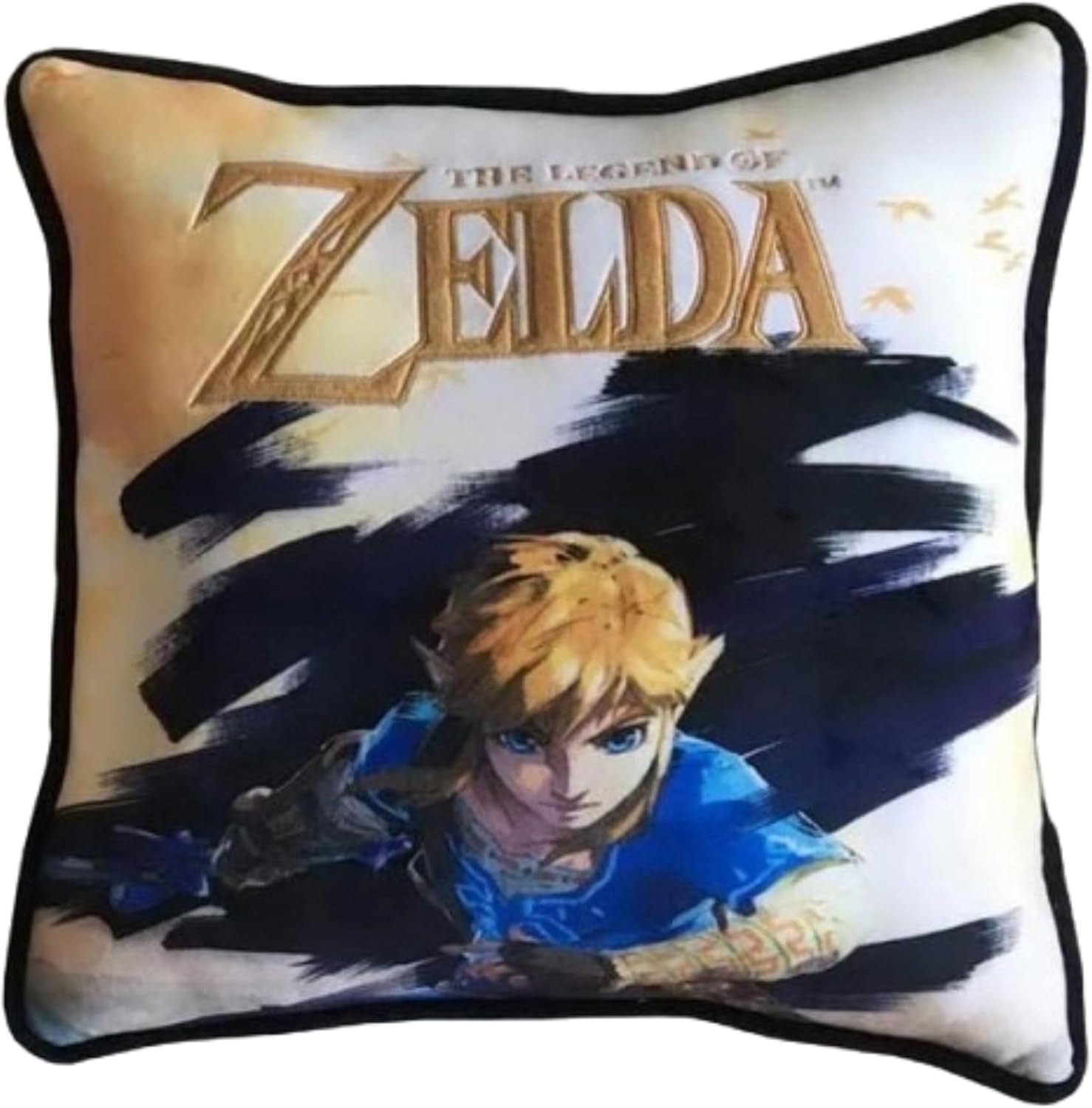 Coussin Zelda groupe princesse brodé 40 x 40 cm – Image 2