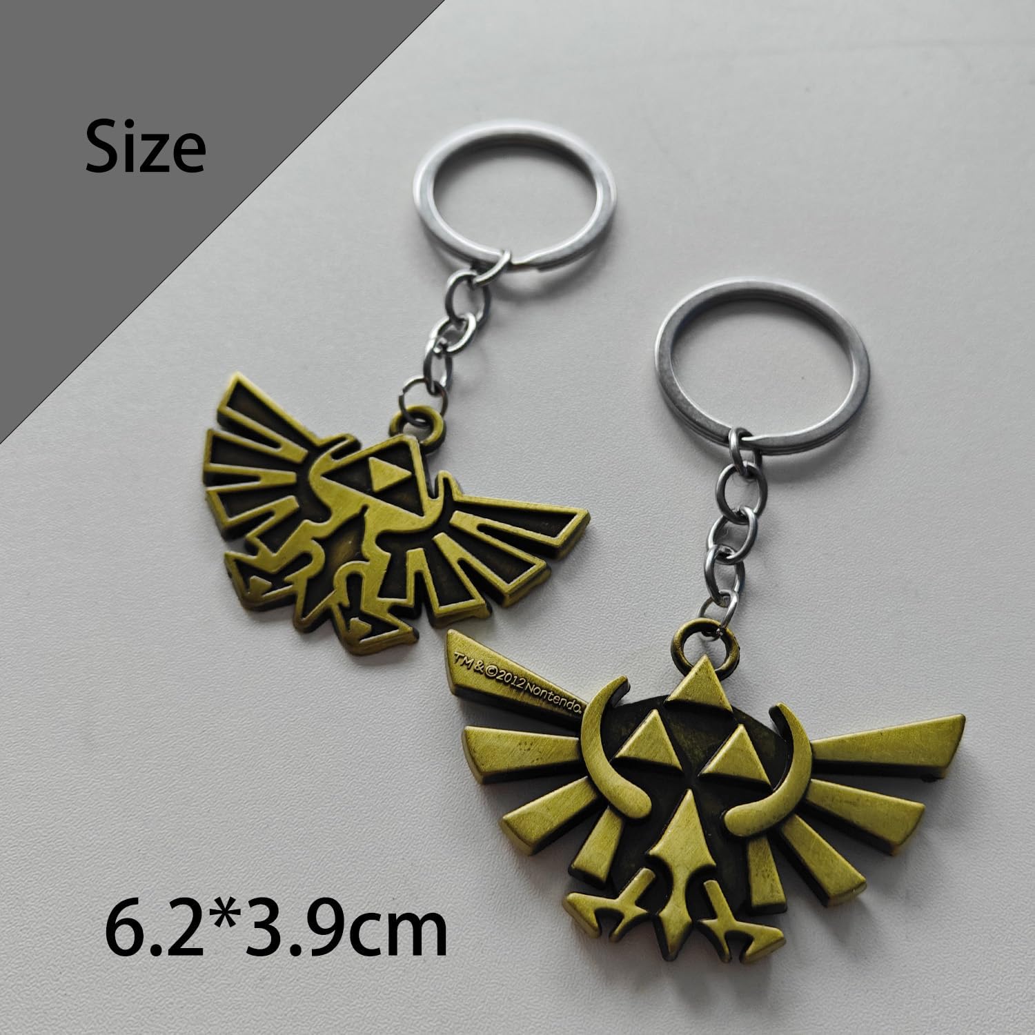 Lot de 2 porte-clés Zelda avec pendentif cadeau – Image 2