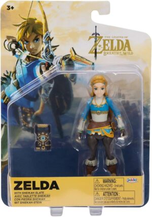 Figurine Zelda The Legend of Zelda: Breath of the Wild avec ardoise Sheikah 12,7 cm