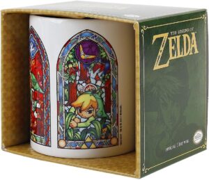 Mug Link vitraux The Legend of Zelda en céramique 315 ml