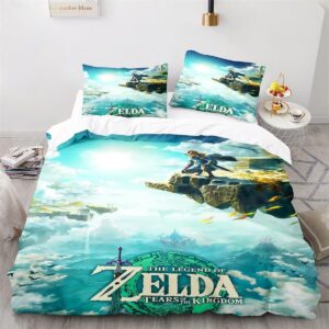 Parure Zelda Shaari en microfibre 135 x 200 avec taie 80 x 80