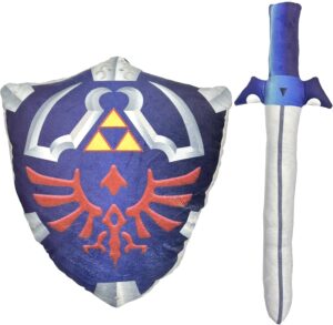Peluche Zelda Tears of the Kingdom avec Link et Master Sword, lot de 2