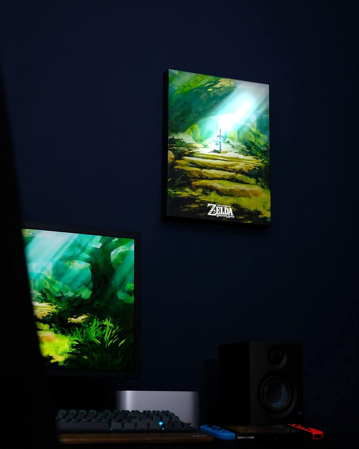 Tableau mural Zelda Épée de maître lumineux 30 x 40 x 3,8 cm – Image 5