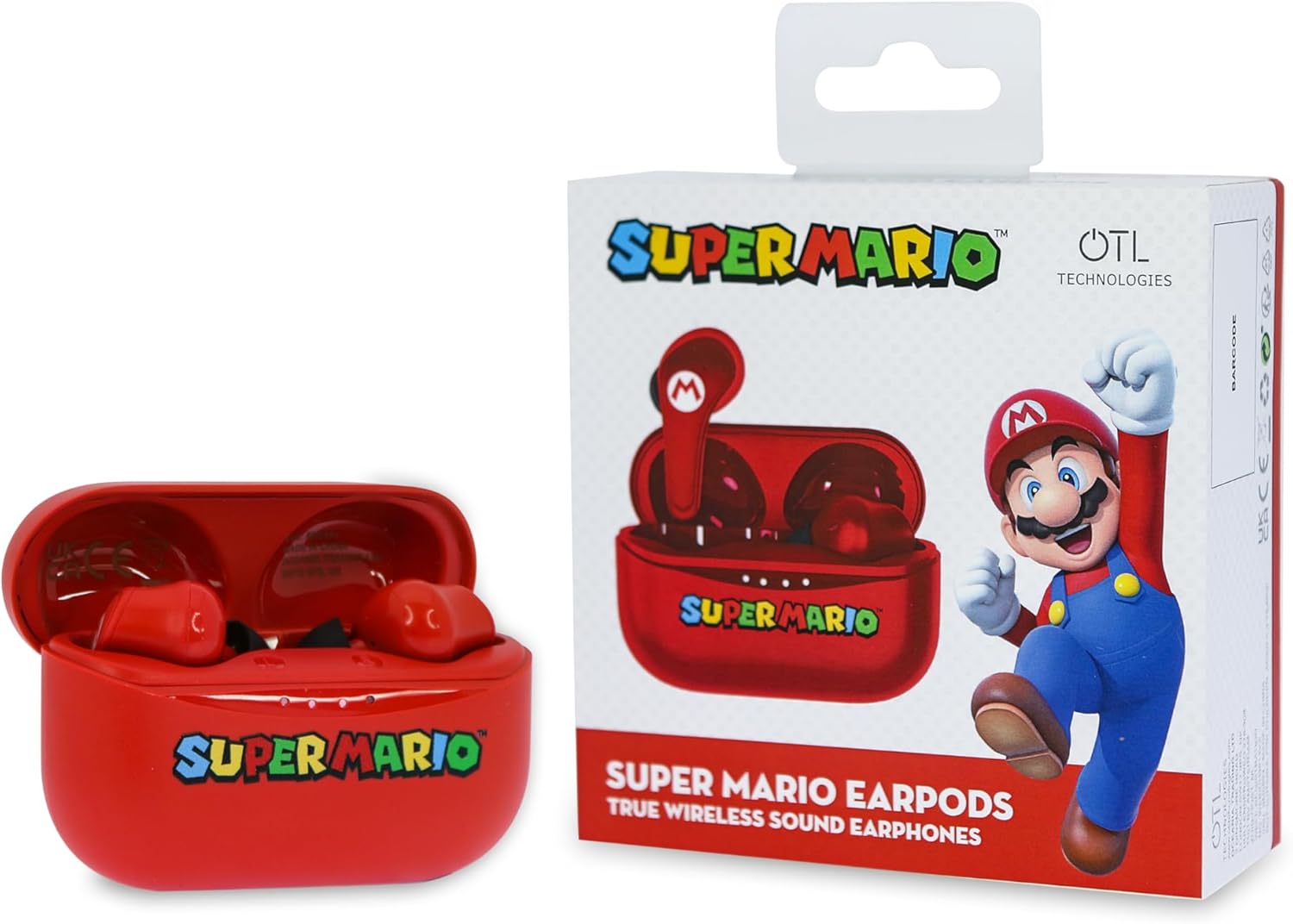 Écouteurs Bluetooth V5.0 Super Mario pour enfant avec boîtier rouge – Image 8