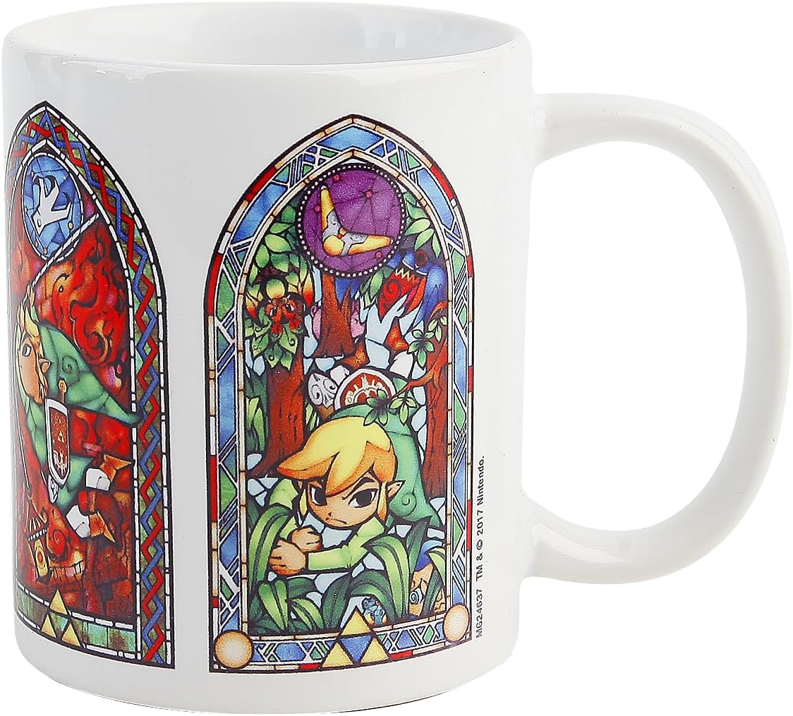Mug Link vitraux The Legend of Zelda en céramique 315 ml – Image 2