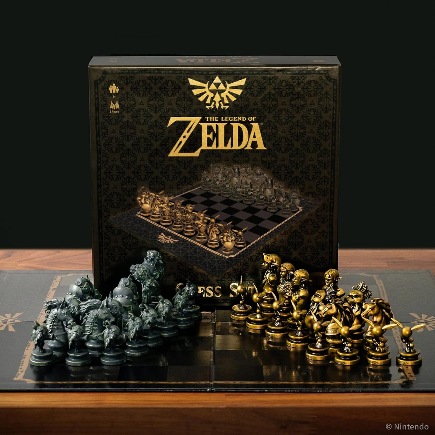 Jeu d'échecs collector The Legend of Zelda avec Link, Zelda et 32 pièces – Image 2