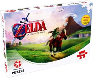Puzzle 1000 pièces The Legend of Zelda Ocarina of Time avec Link, version française