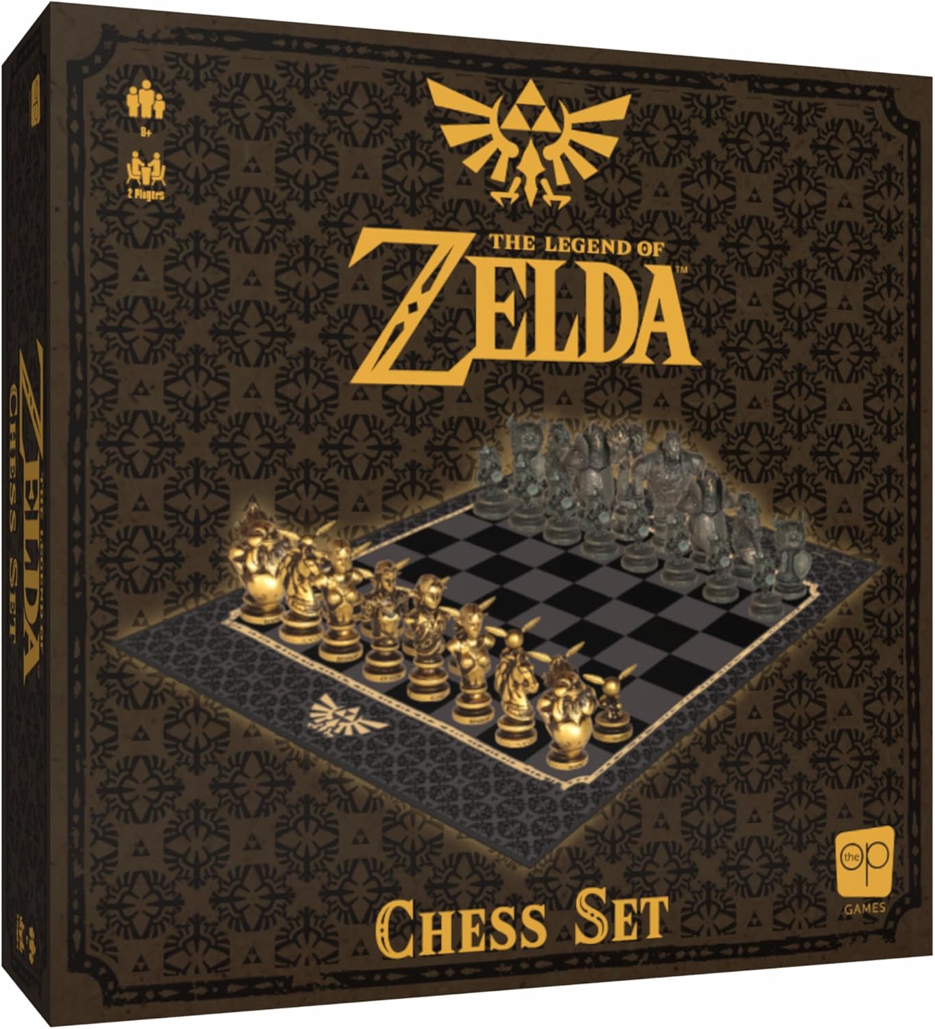 Jeu d'échecs collector The Legend of Zelda avec Link, Zelda et 32 pièces