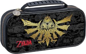 Étui de voyage Zelda Hyrule pour Nintendo Switch OLED et Switch avec support réglable
