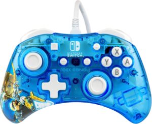 Manette filaire Switch Pro Zelda Breath of the Wild bleue Link
