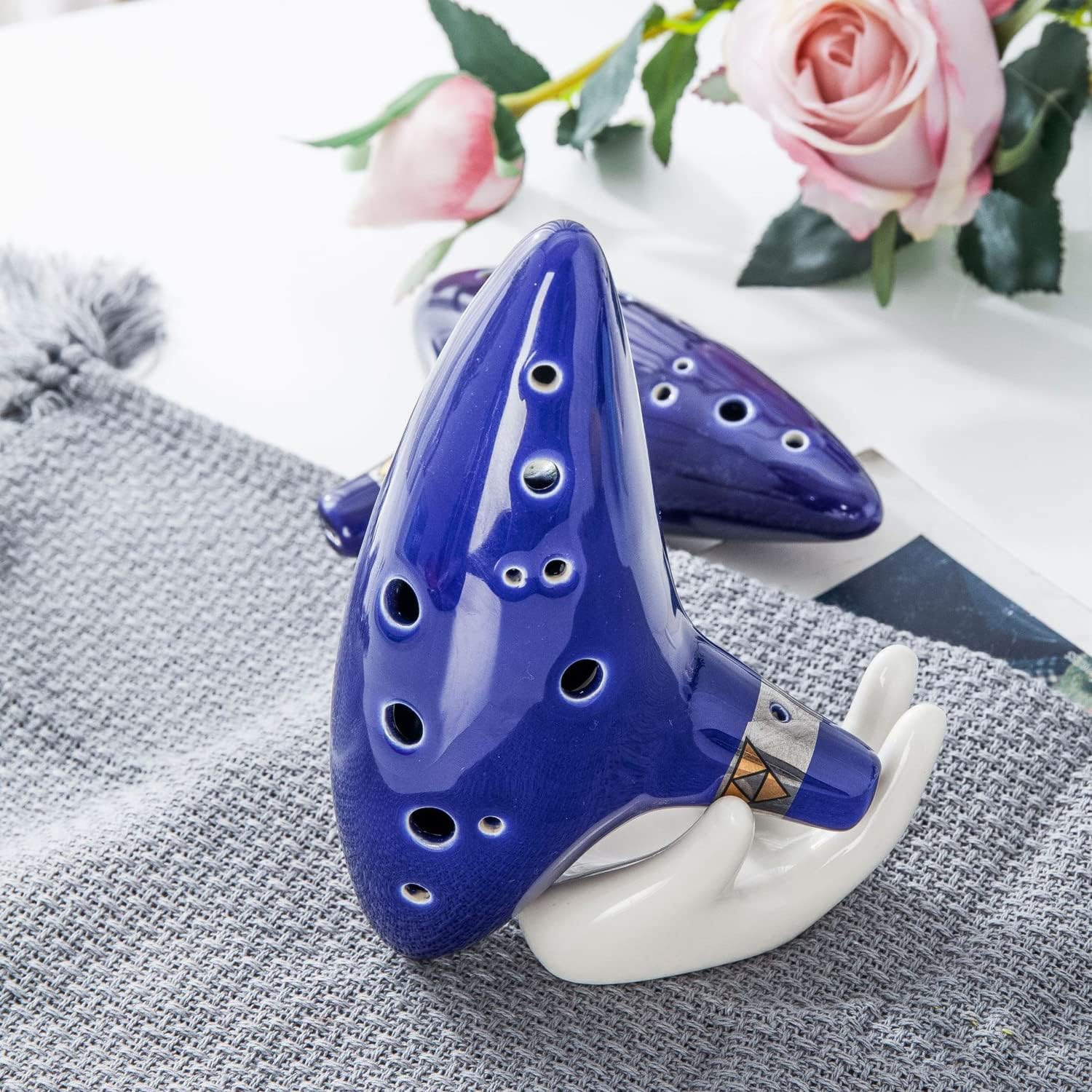 Ocarina Alto C 12 trous en céramique Triforce Link - La Légende de Zelda – Image 4