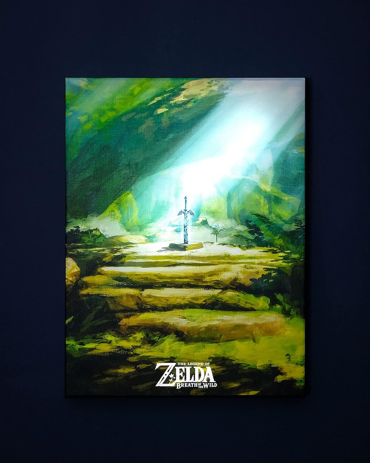 Tableau mural Zelda Épée de maître lumineux 30 x 40 x 3,8 cm – Image 4