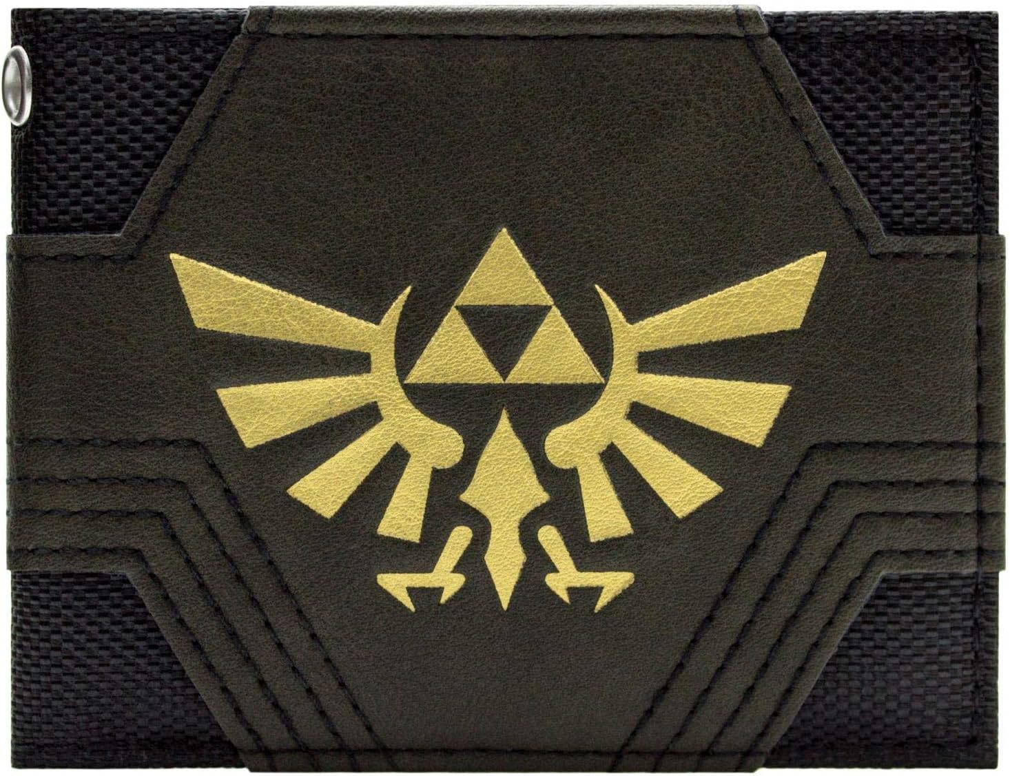 Portefeuille bi-fold Triforce dorée The Legend of Zelda Nintendo noir
