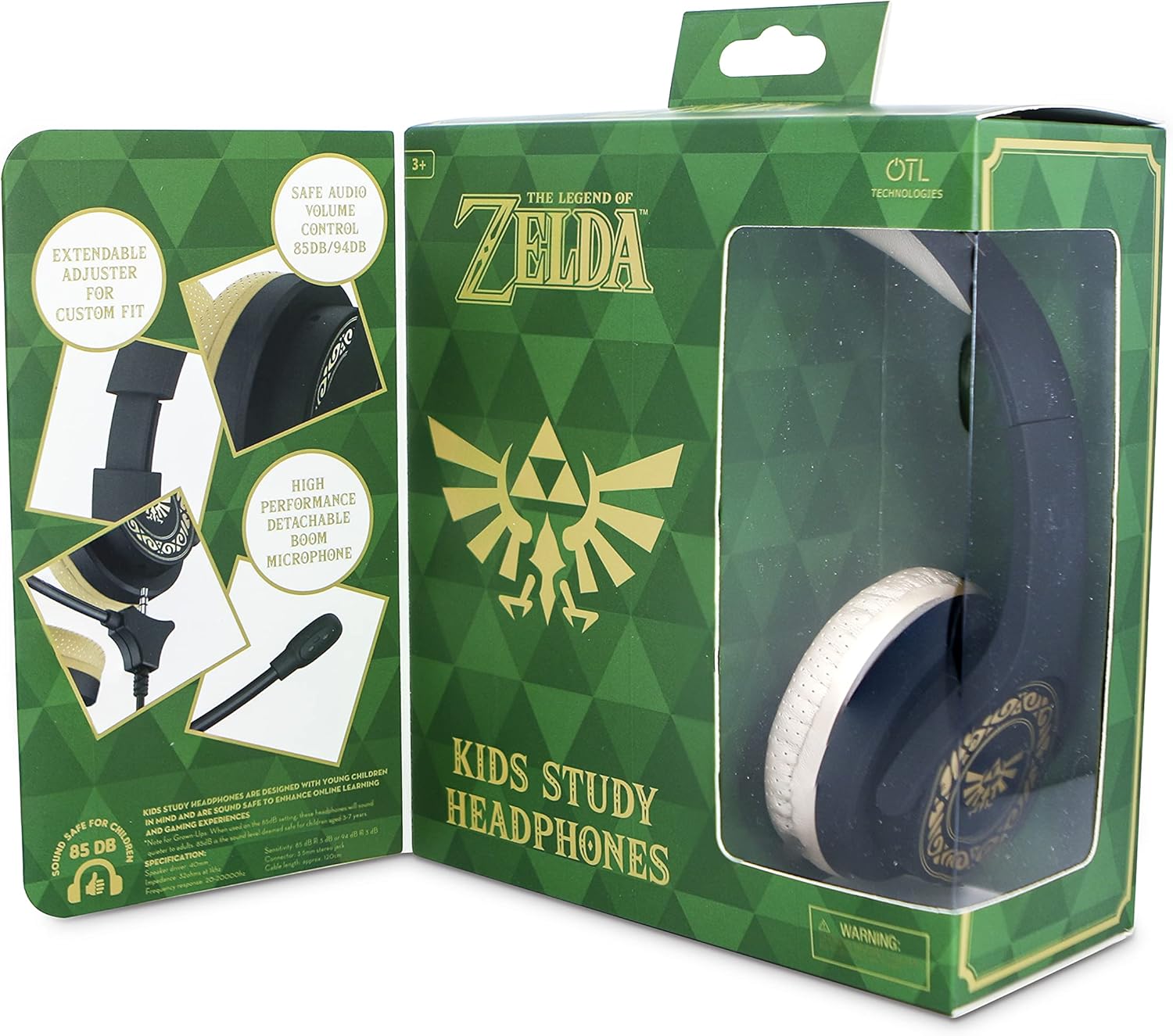 Casque Zelda filaire avec microphone détachable et volume 85/94 – Image 3