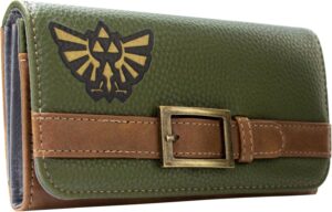 Portefeuille tri-volet vert Link Héros du Temps - Zelda Tears of the Kingdom