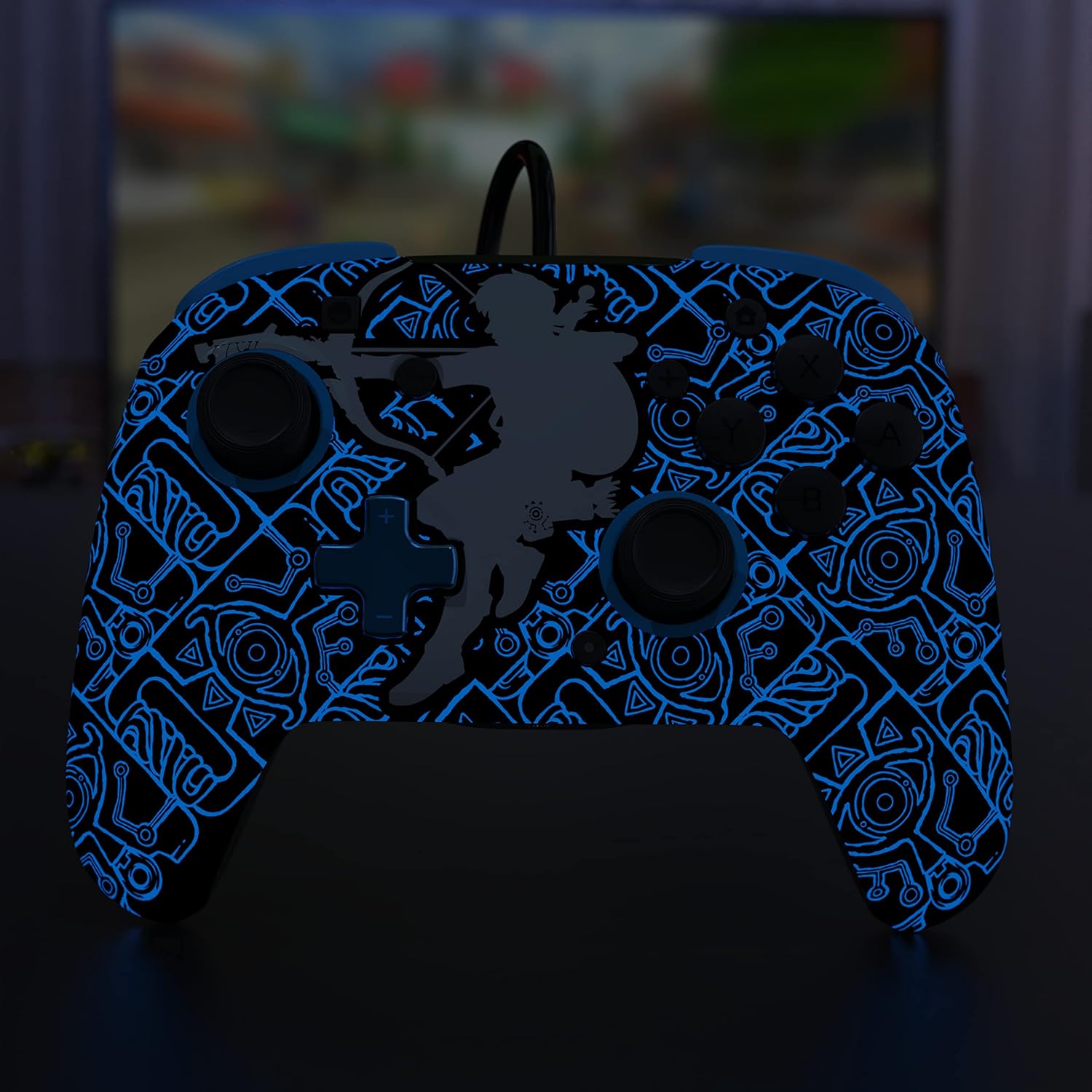Manette filaire Nintendo The Legend of Zelda Link Glow Black and Blue – Image 7
